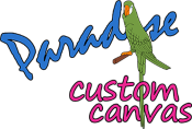 Paradise Custom Canvas Logo